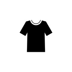 T shirt icon isolated on white background