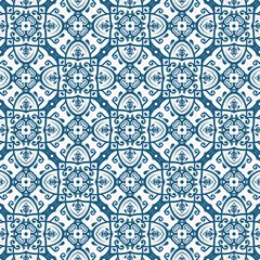 Orient classic pattern. Seamless abstract background with vintage white elements. Orient background. Ornament for wallpaper and packaging