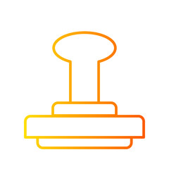 certificate gradient icon