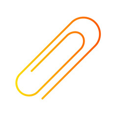 paperclip gradient icon