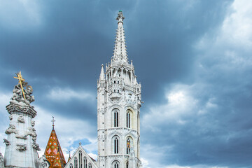 Fototapeta na wymiar Budapest, Hungary, Church, Cathedral, Matthias, 