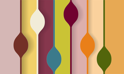 Autumn background, layout decorate with leaves of autumn. Vector template with copy space.