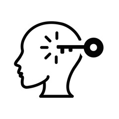 Black solid icon for Aware