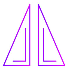 mirror gradient icon