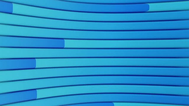 Speed moving blue lines gradient 3d render animation background