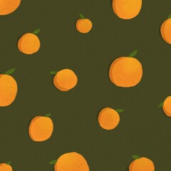 orange pattern art
