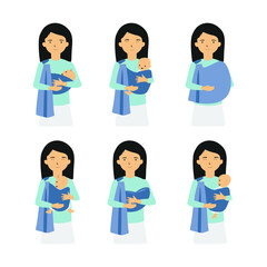 Six Position Baby Carrier Instructions