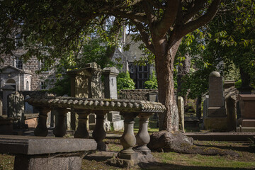 Fototapeta premium Ein Friedhof in Schottland