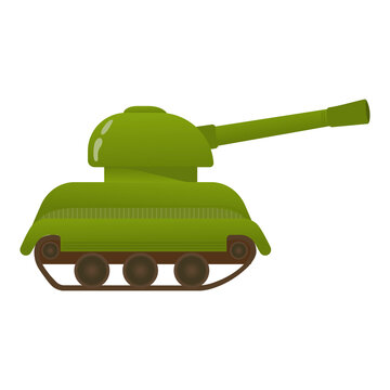 recommend clip art: Military tank in cartoon style isolated on white background, war vehicle