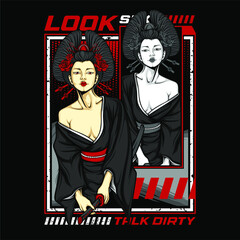 Obraz premium very awesome illustration for t shirt