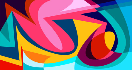 Obraz premium Abstract liquid shape. Fluid geometric design. Isolated gradient waves with geometric lines, dots, batik Indonesia pattern. Vector illustration.