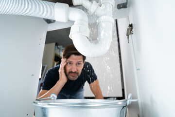 Water Damage And Pipes Leakage