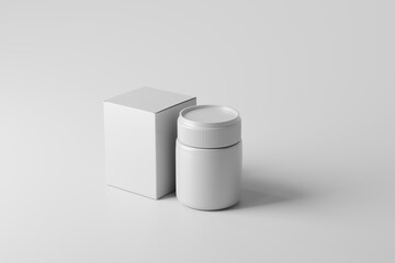 Cream Balm Ointment Bottle