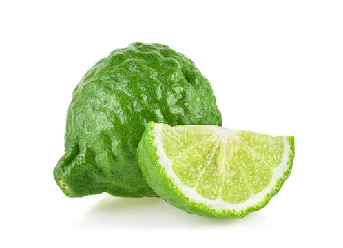 Bergamot isolated on white background