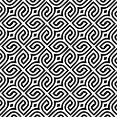 
Abstract background with black and white pattern. Unique geometric vector swatch. Perfect for site backdrop, wrapping paper, wallpaper, textile and surface design. 