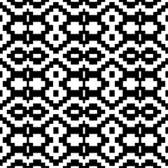 Fototapeta premium Abstract background with black and white pattern. Unique geometric vector swatch. Perfect for site backdrop, wrapping paper, wallpaper, textile and surface design. 