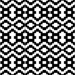 Fototapeta premium Abstract background with black and white pattern. Unique geometric vector swatch. Perfect for site backdrop, wrapping paper, wallpaper, textile and surface design. 