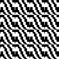 Fototapeta premium Abstract background with black and white pattern. Unique geometric vector swatch. Perfect for site backdrop, wrapping paper, wallpaper, textile and surface design. 