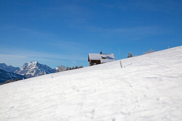Fototapeta premium Winter in alps