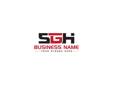 Monogram SGH Logo Icon, Colorful SG s g h Logo Letter Vector Image With Three Alphabet Letter Business Symbol For You