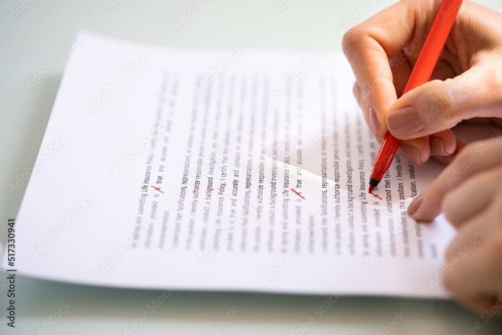 Poster Script Proofread And Sentence Grammar Spell Check