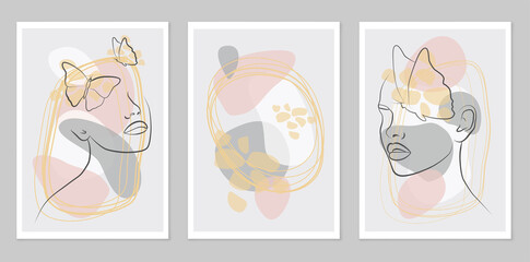 Modern illustration: for minimalist printing, poster, wall decor.