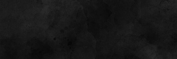 Elegant black background vector illustration with vintage distressed grunge texture and dark gray charcoal color paint