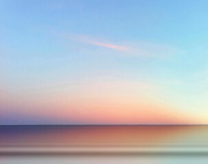 sunset blue sky with pink clouds at sea summer beach holiday background template copy space 