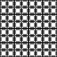 The Black and White Square Design in Modern Seamless Pattern