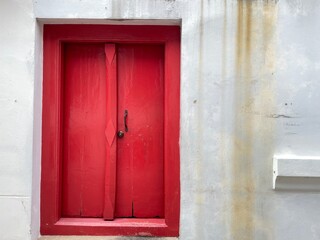 old red door