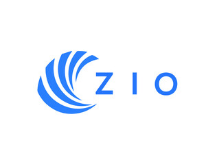 Fototapeta ZIO Flat accounting logo design on white background. ZIO creative initials Growth graph letter logo concept. ZIO business finance logo design.
 obraz