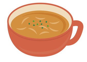 スープ_コンソメスープ　オニオンスープ