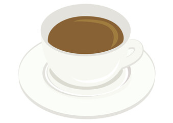 ホットコーヒー／コーヒーカップ
