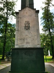 Cmentarz żołnierzy radzieckich w Kaliszu - obrazy, fototapety, plakaty