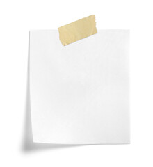 paper message note reminder blank background office business white empty page label adhesive tape