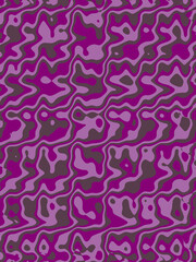 Abstract and contemporary camouflage pattern