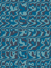 Abstract and contemporary camouflage pattern