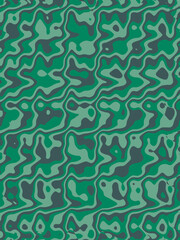 Abstract and contemporary camouflage pattern