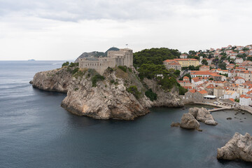 Fototapeta na wymiar Fort Lovrijenac in Dubrovnik city