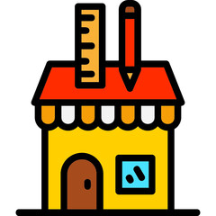 Stationery Shop Icon