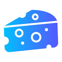 cheese gradient icon