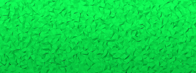 Abstract low poly green color gradient background stock photo.