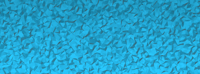 Abstract low poly blue color gradient background stock photo.