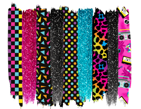 80s Brush strokes Brushshstroke Background