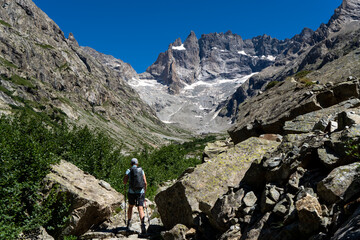Fototapeta premium Auvergne-Rhone -Alps Frankreich Ecrin Nationalpark