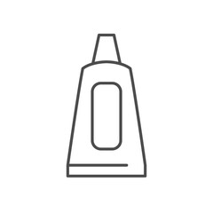 Ointment or cream line outline icon