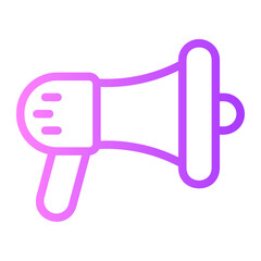 megaphone gradient icon