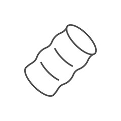Female condom line outline icon