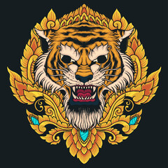tiger ornament