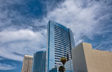 Fototapeta na wymiar San Diego California modern buildings